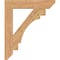 Ekena Millwork Merced Slat Smooth Bracket, Western Red Cedar, 5 1/2"W x 34"D x 40"H BKT06X34X40MRC06SWR - alternate 3